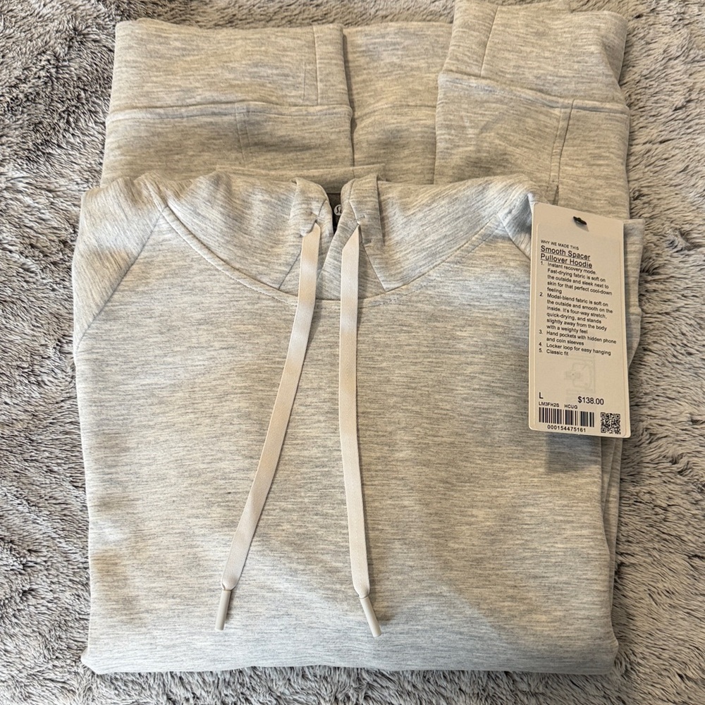 Lululemon - smooth spacer pullover hoodie